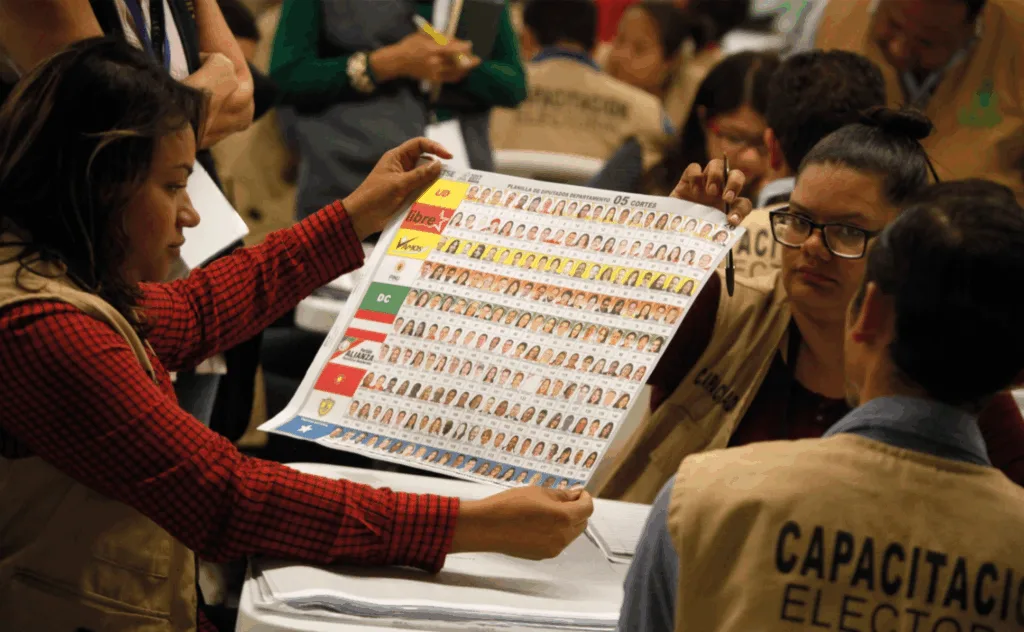 Procesos de capacitación electoral en Honduras